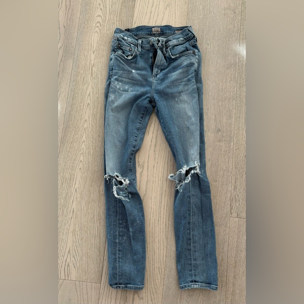 Citizens of humanity jeans rocket crop size 23